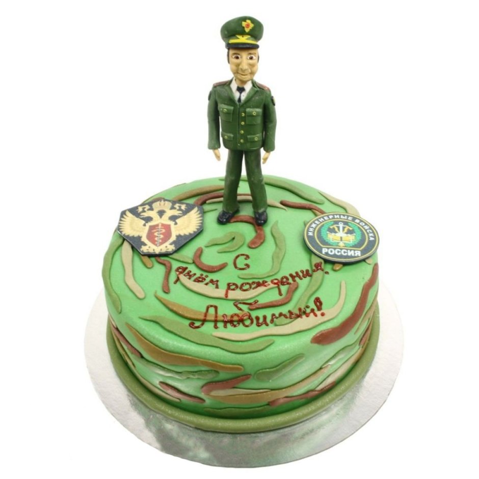 Торт для военного офицера