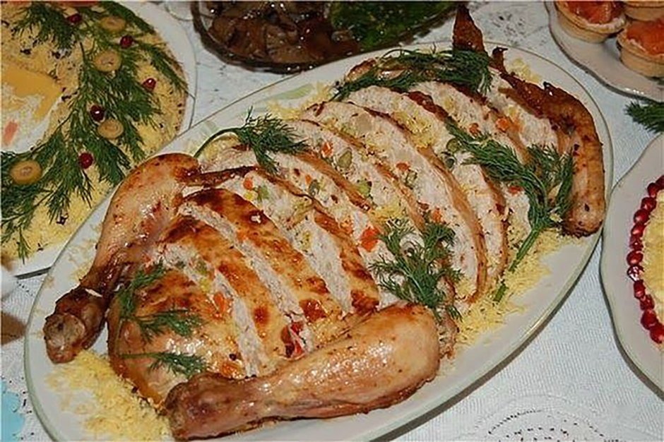 Блюда из курицы на праздничный стол