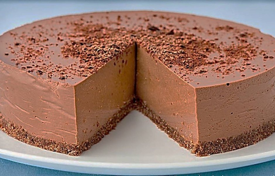 Шоколадно-йогуртовый чизкейк (без выпечки)