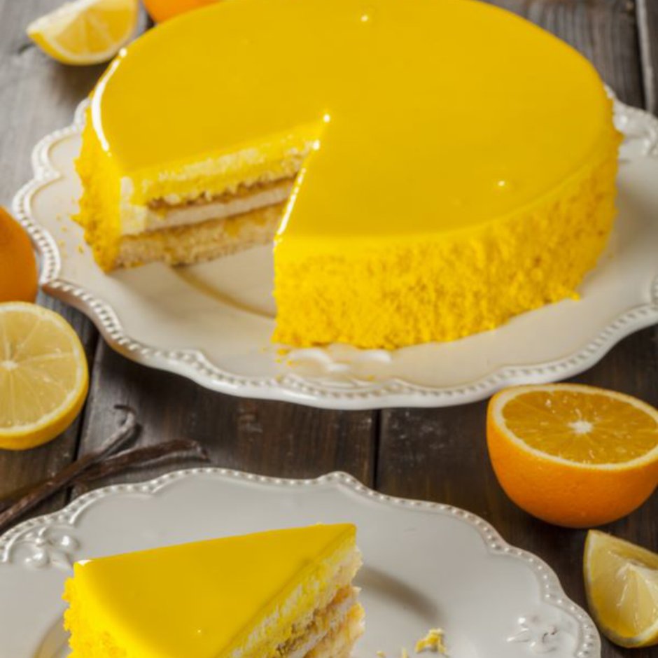 Лимонный мусс для торта