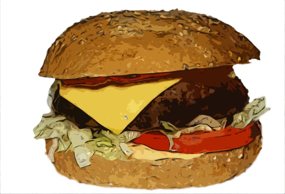 Закладка продуктов в чизбургер