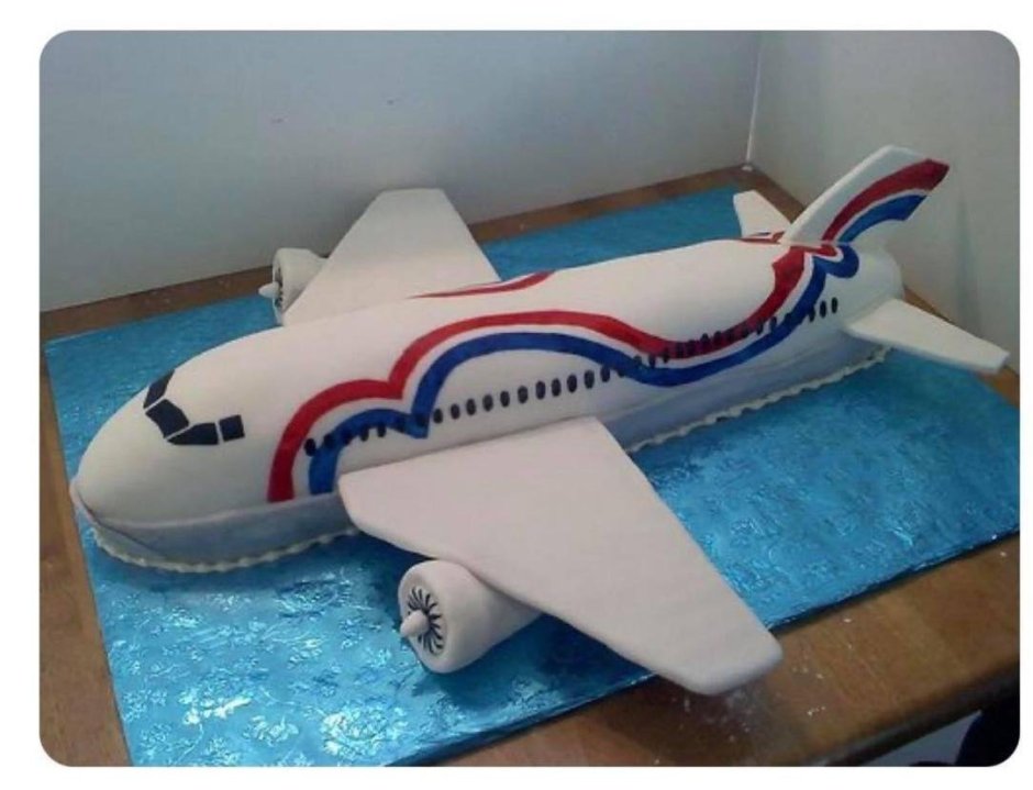 Торт самолет для мальчика
