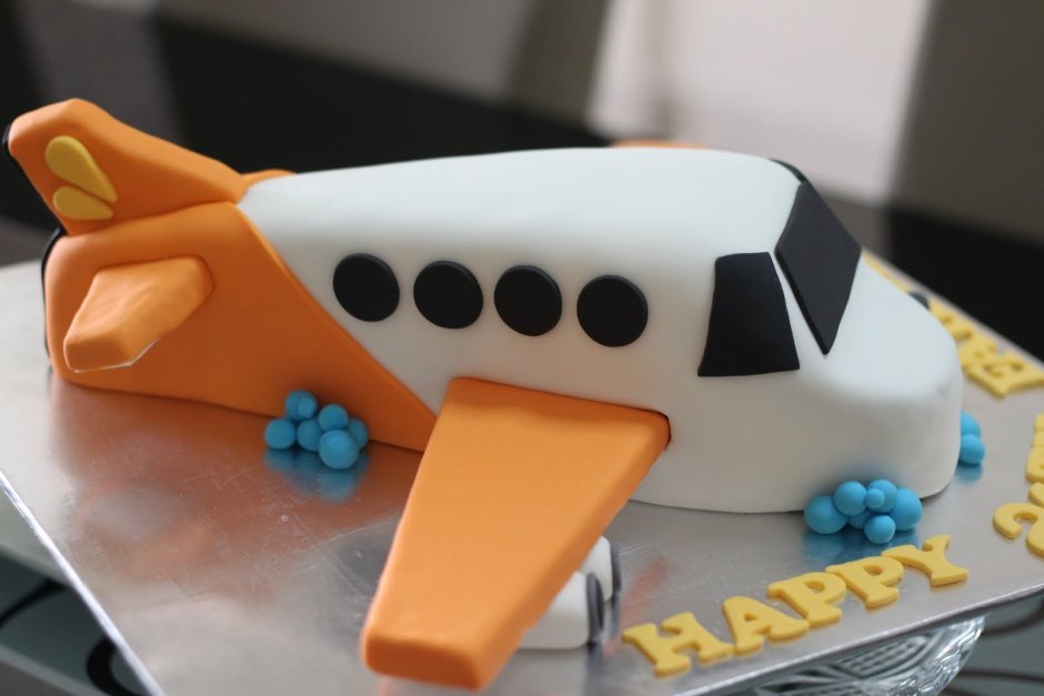 Торт самолет для мальчика