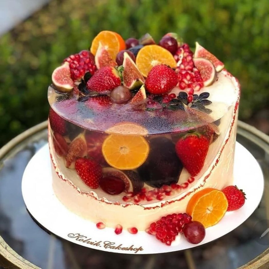 Jelly Fruit Cake