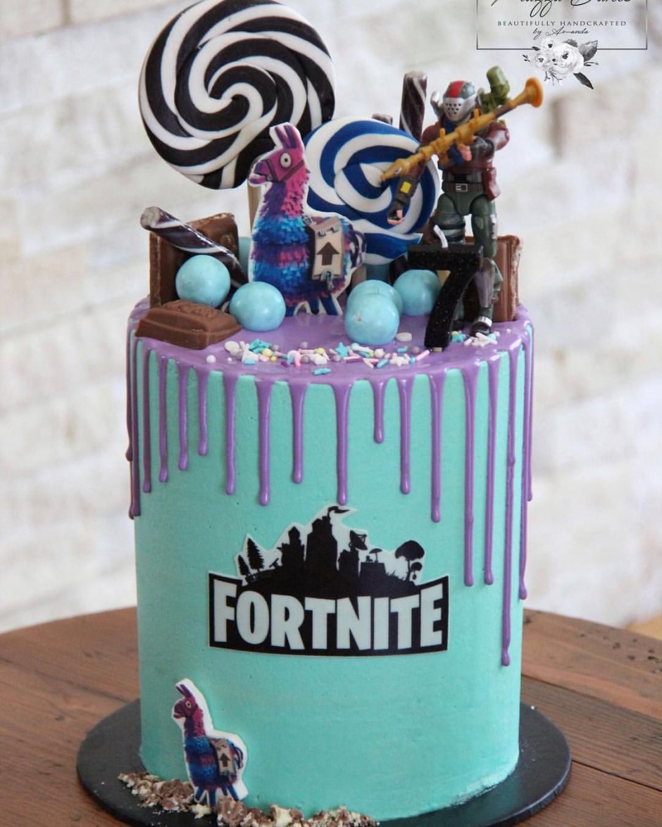 Fortnite торт на день рождения