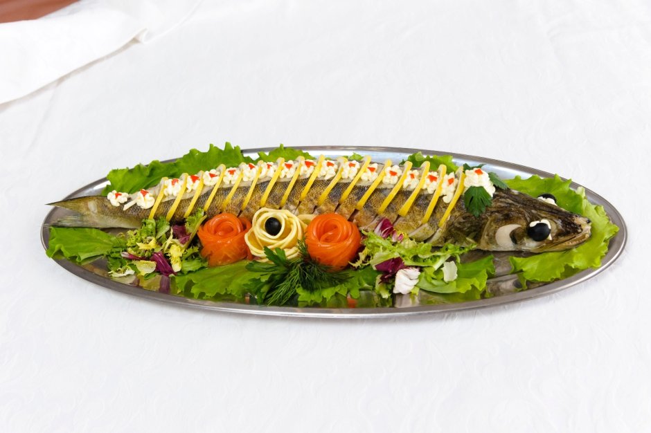 Банкетные блюда фаршированная рыба