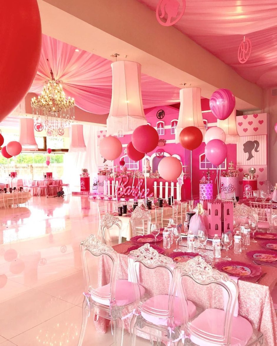 Розовая вечеринка для девочек