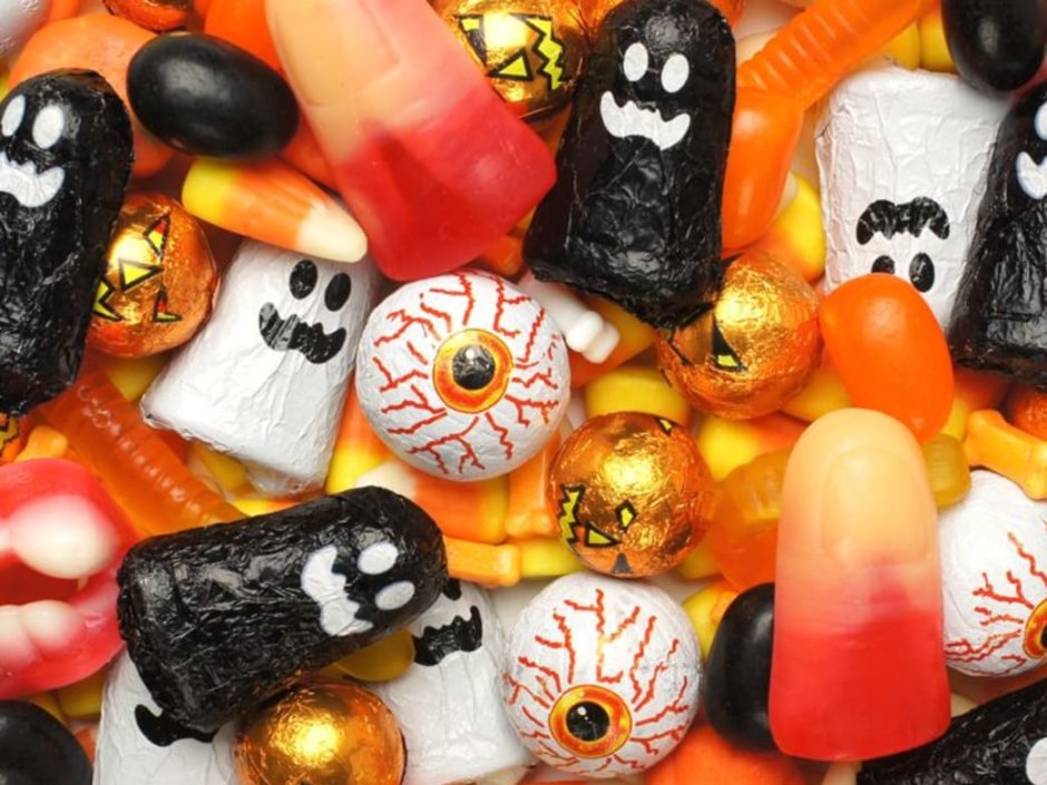 Американские конфеты на Хэллоуин