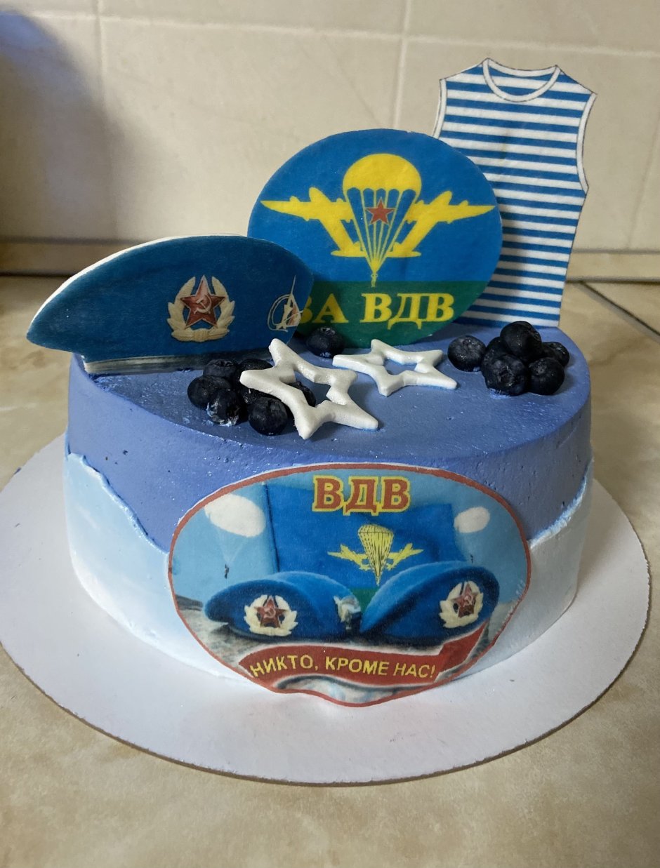 Торт десантнику на день рождения