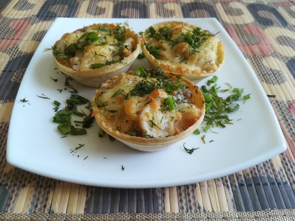 Горячая закуска с кальмарами