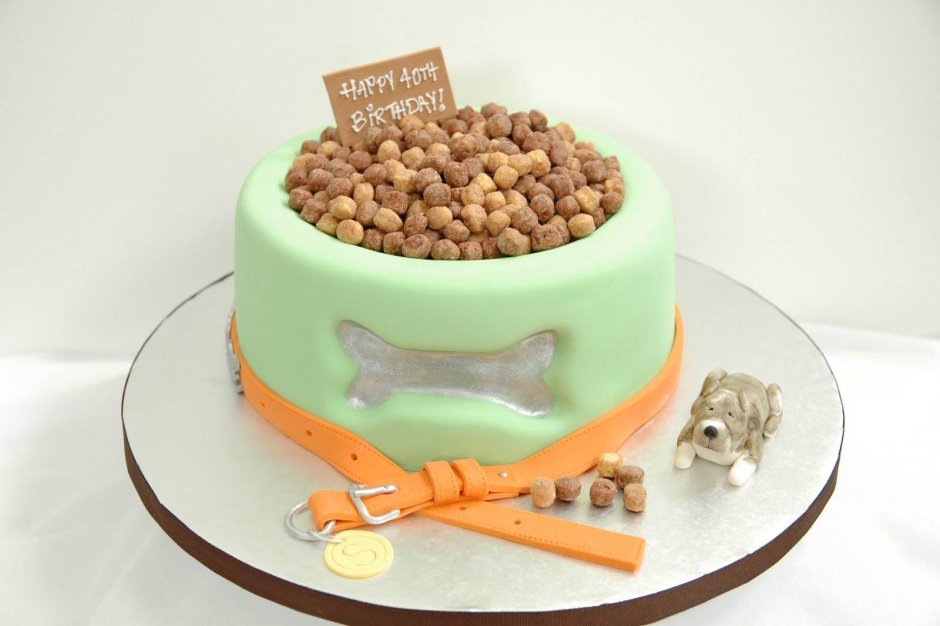 Тортик для собаки на день рождения
