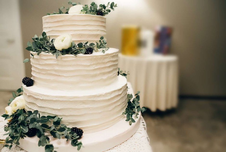 Свадебный торт в стиле Минимализм