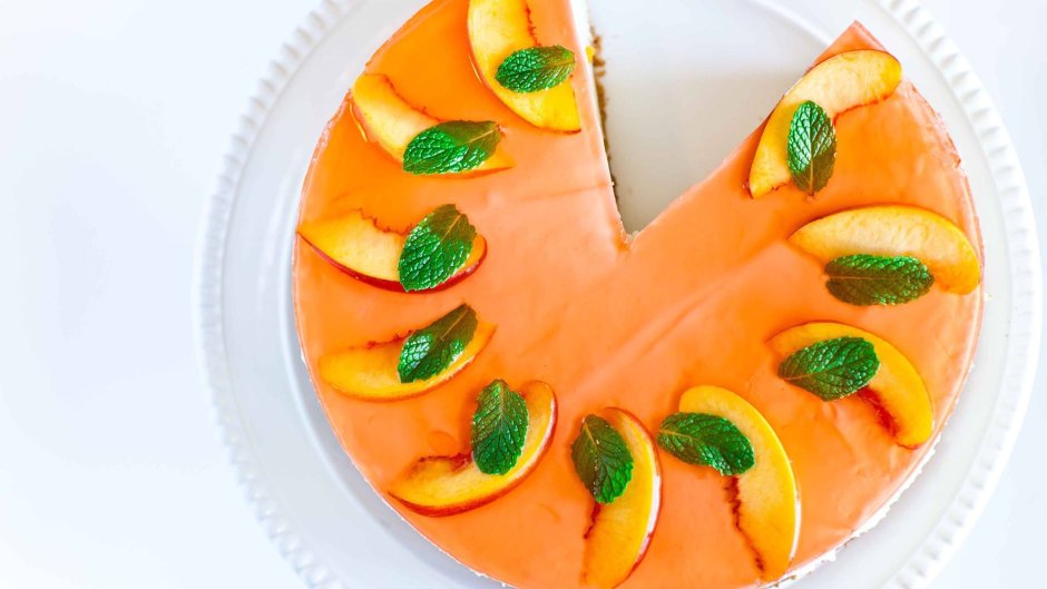 Торт с апельсиновым желе
