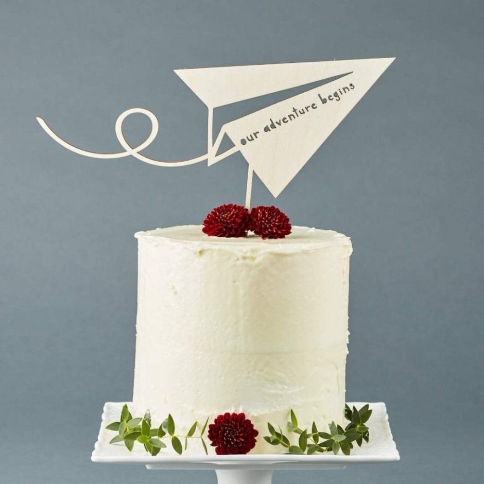 Тортик на бумажную свадьбу