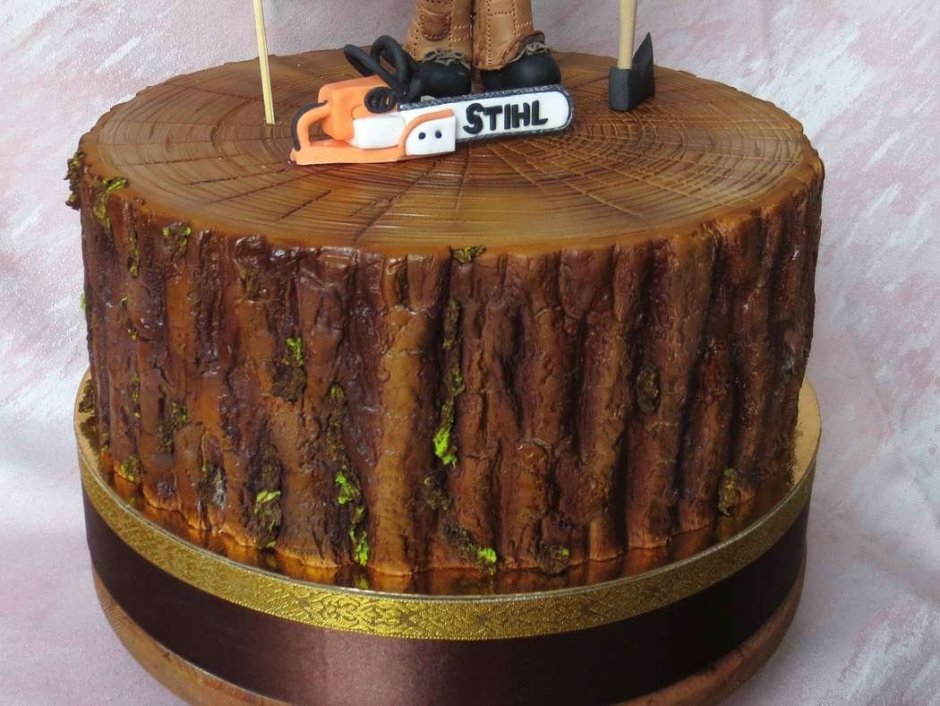 Торт с лесовозом мужчине