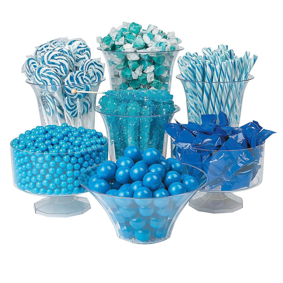 Синие конфеты