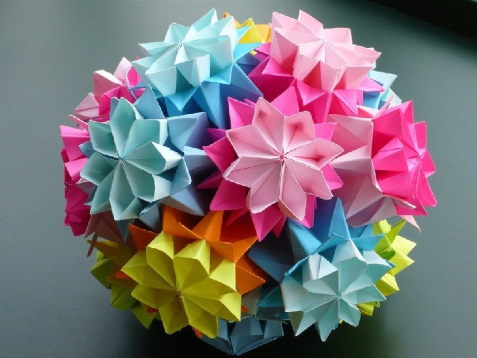 Цветочный шар Kusudama