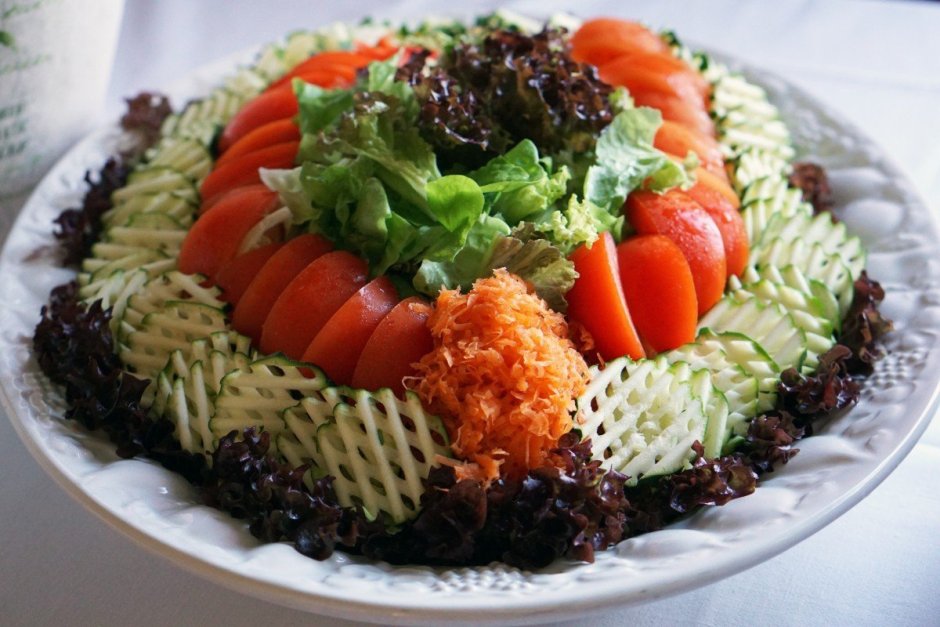 Красивые блюда салаты