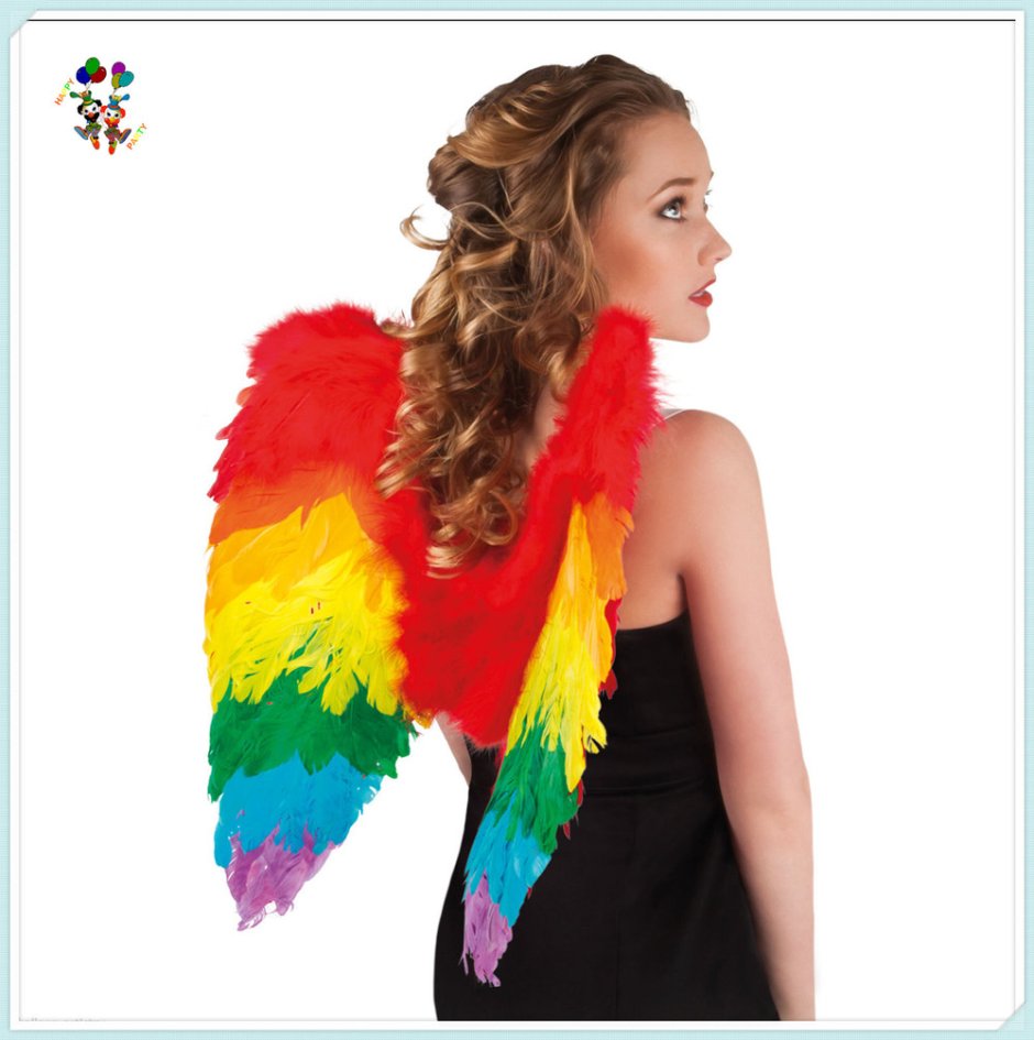 Карнавальный костюм с перьями