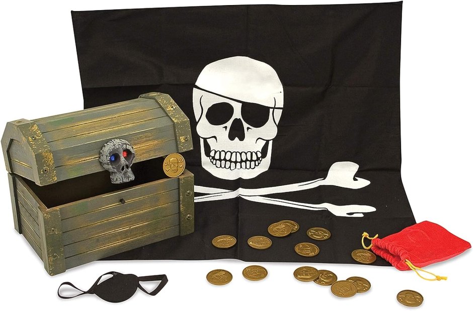 Пиратский набор с сундуком