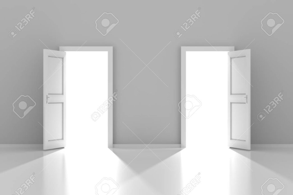 Две открытые двери