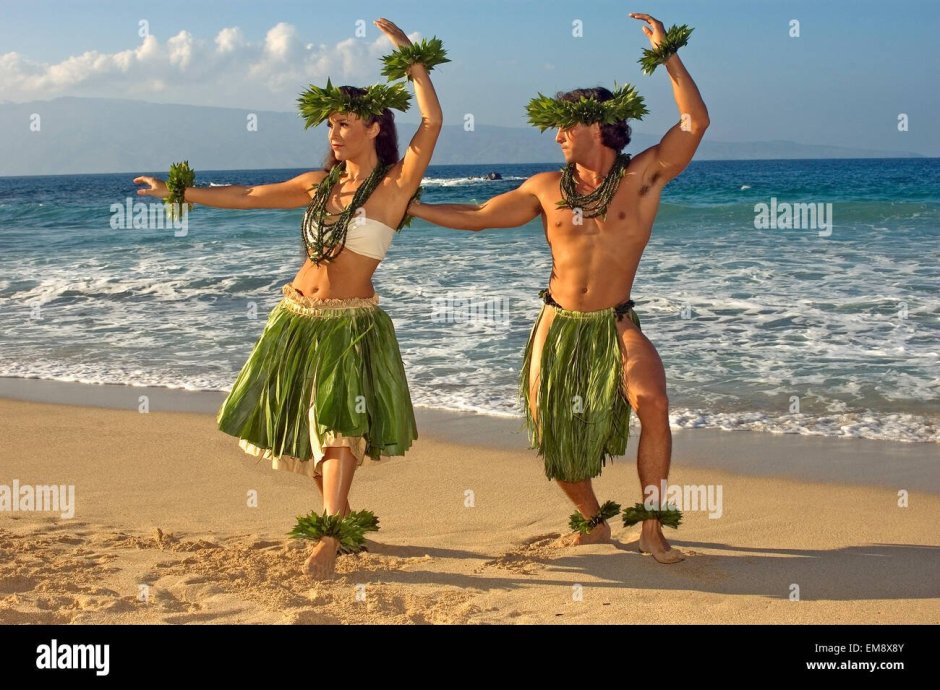 Мужской Гавайский танец