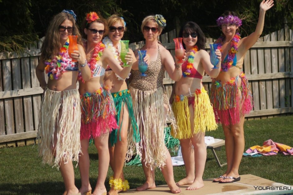 Костюмы для бани Гавайская вечеринка