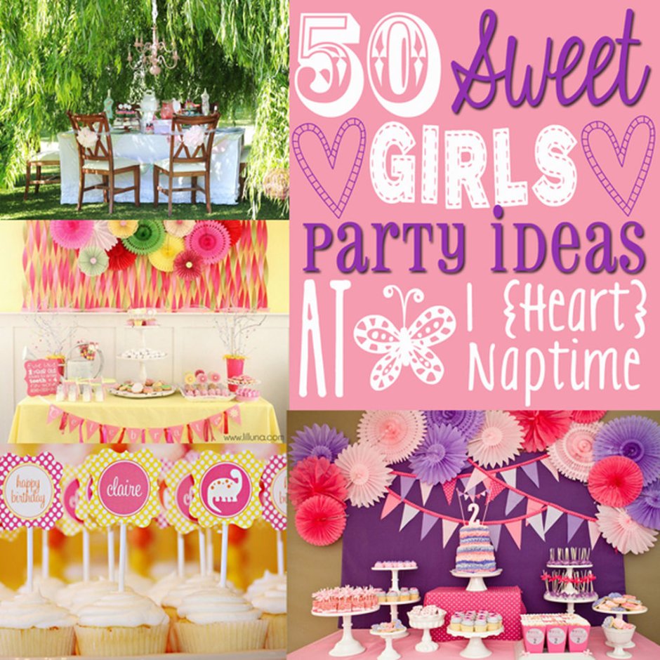 Free Birthday Party girl Themes