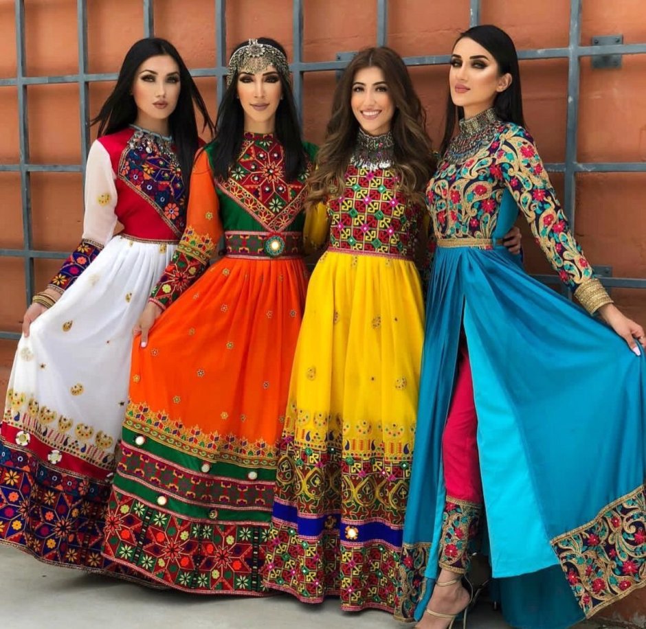 Sari Afghan Dress