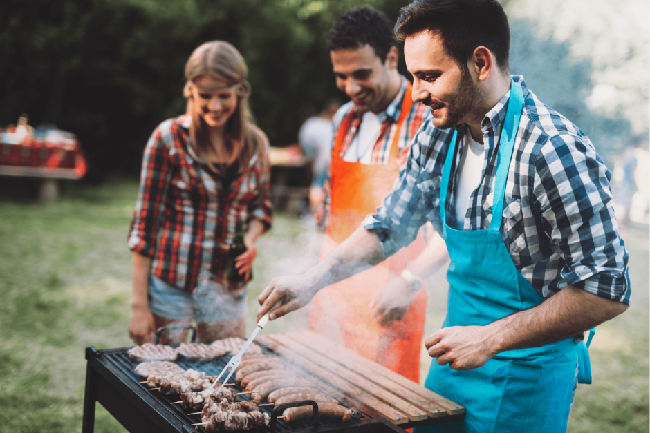 BBQ men Bigstock