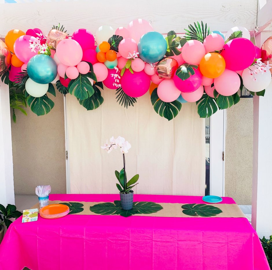 Hawaiian Party decorations ideas Balloons