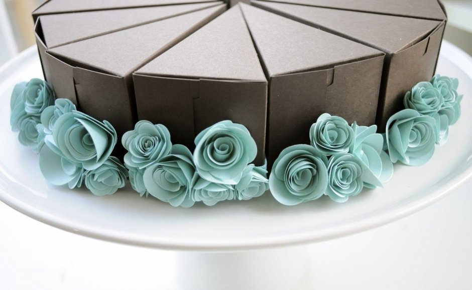 Бумажный торт дизайн