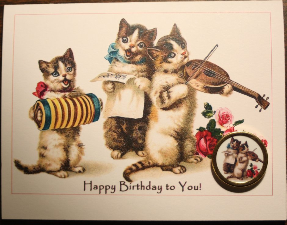 Happy Birthday Greetings with Cats