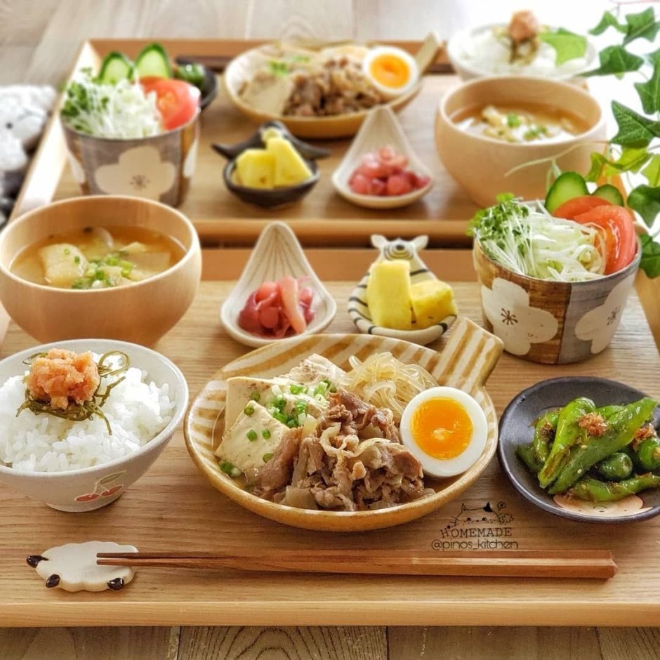Японские блюда на завтрак