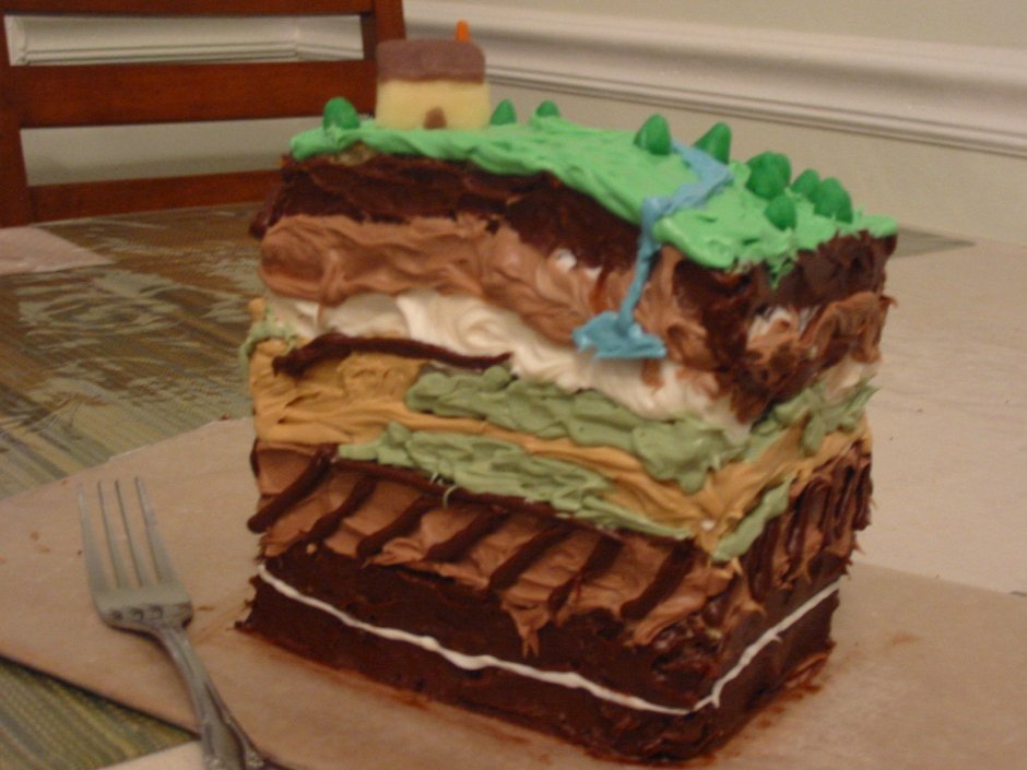 Торт с днем геолога