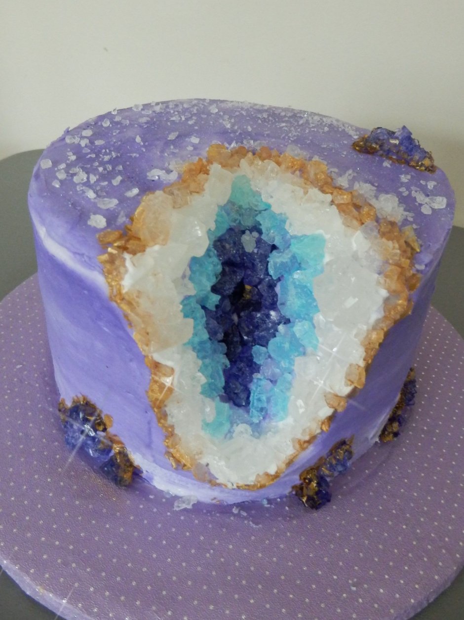 Украшение торта для геолога