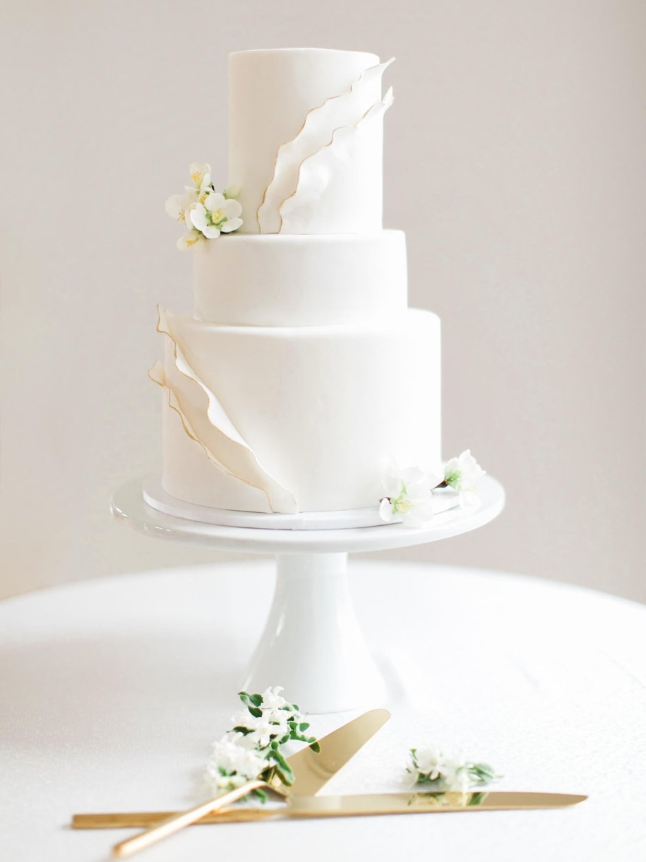 Свадебные торты декор минимализм