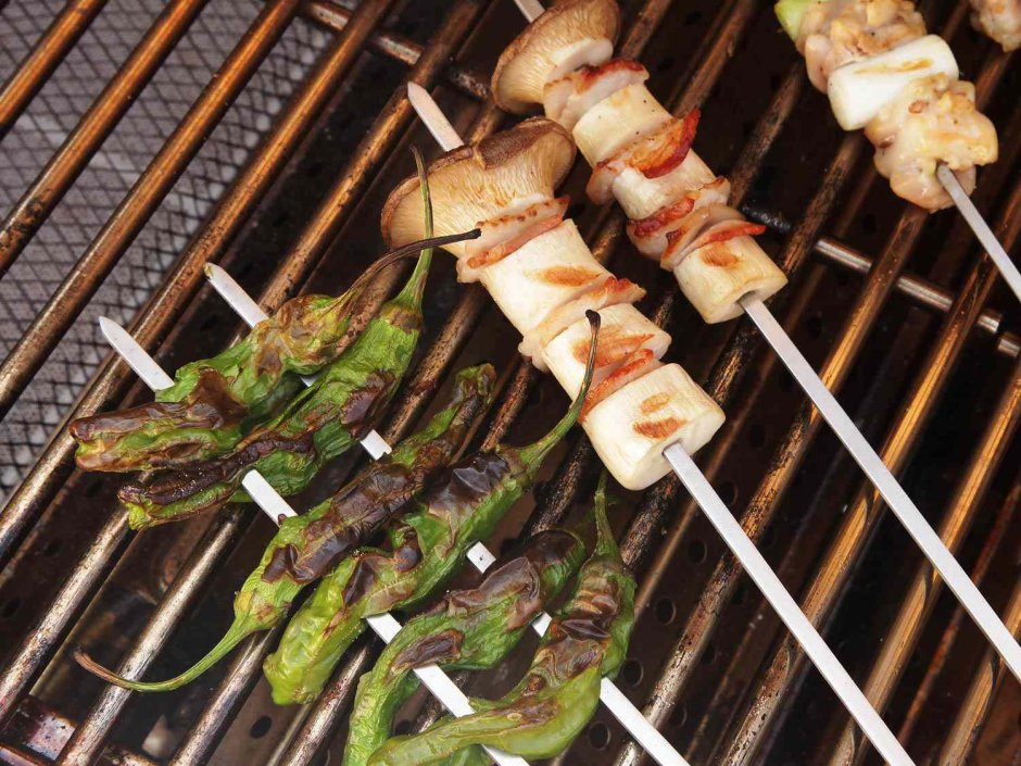 Chicken Mushroom skewer