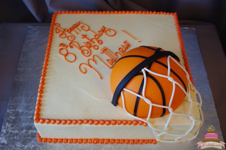 Торт на тему баскетбол для мальчика