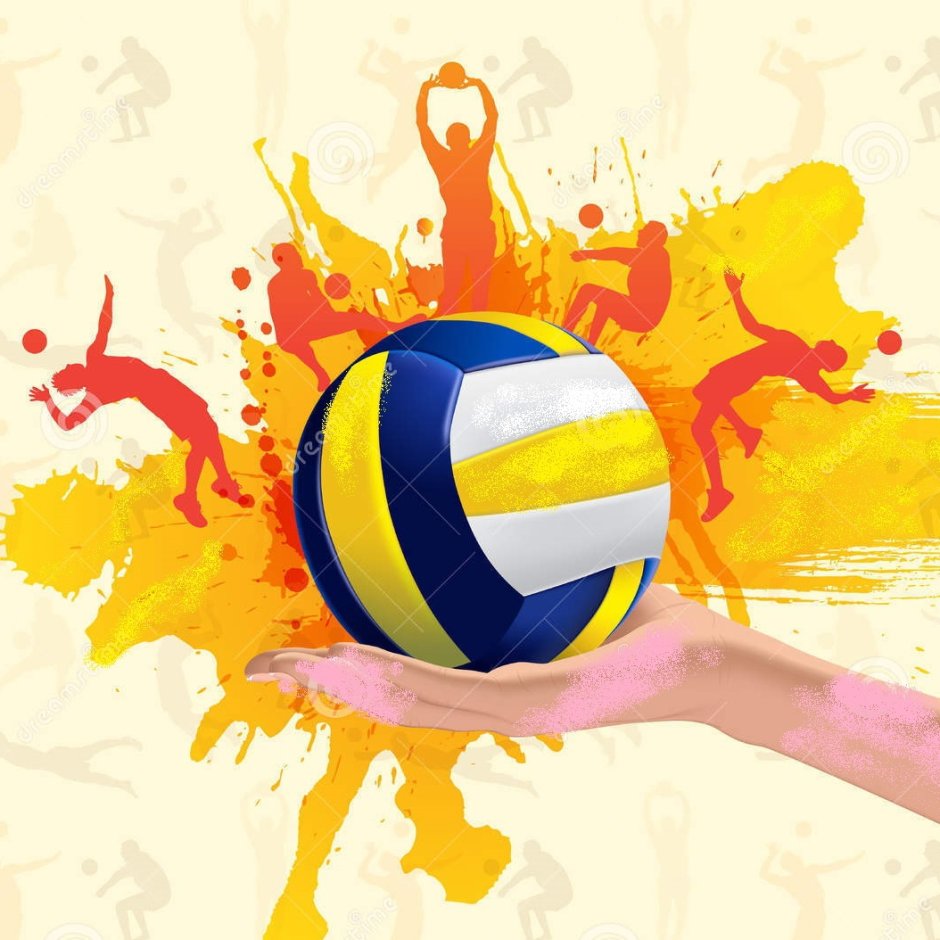 Постер на тему волейбол