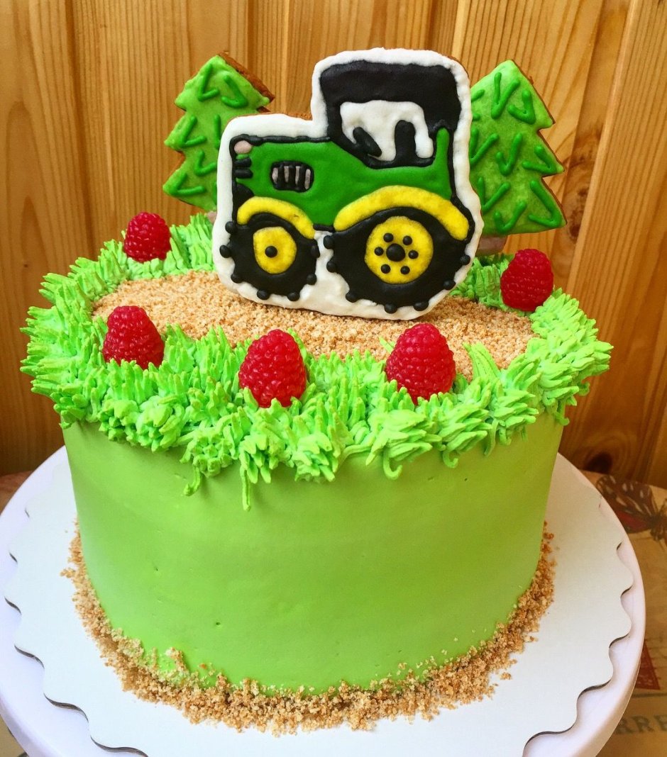 Торт для мужчины тракториста