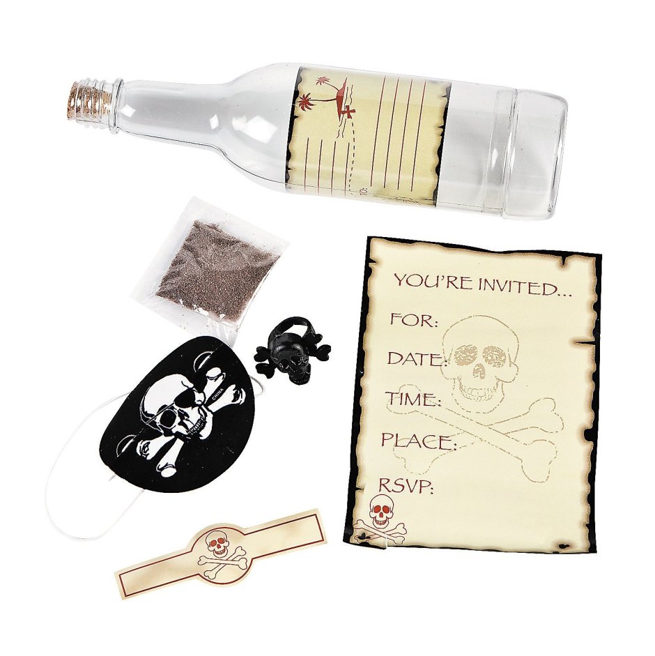 Послание пиратов в бутылке