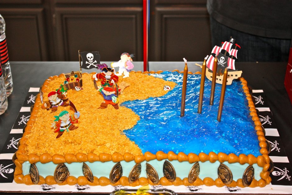 Торт на др в пиратском стиле