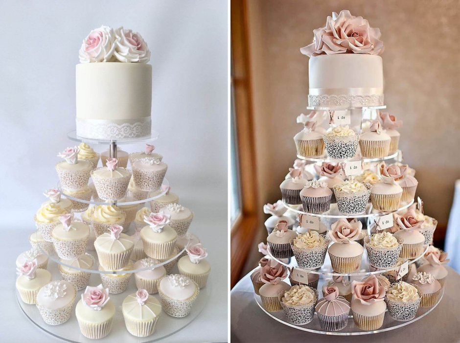 Торт и пирожные на свадьбу