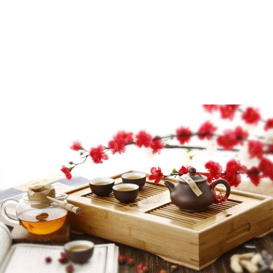 Чайная церемония в Китае на природе
