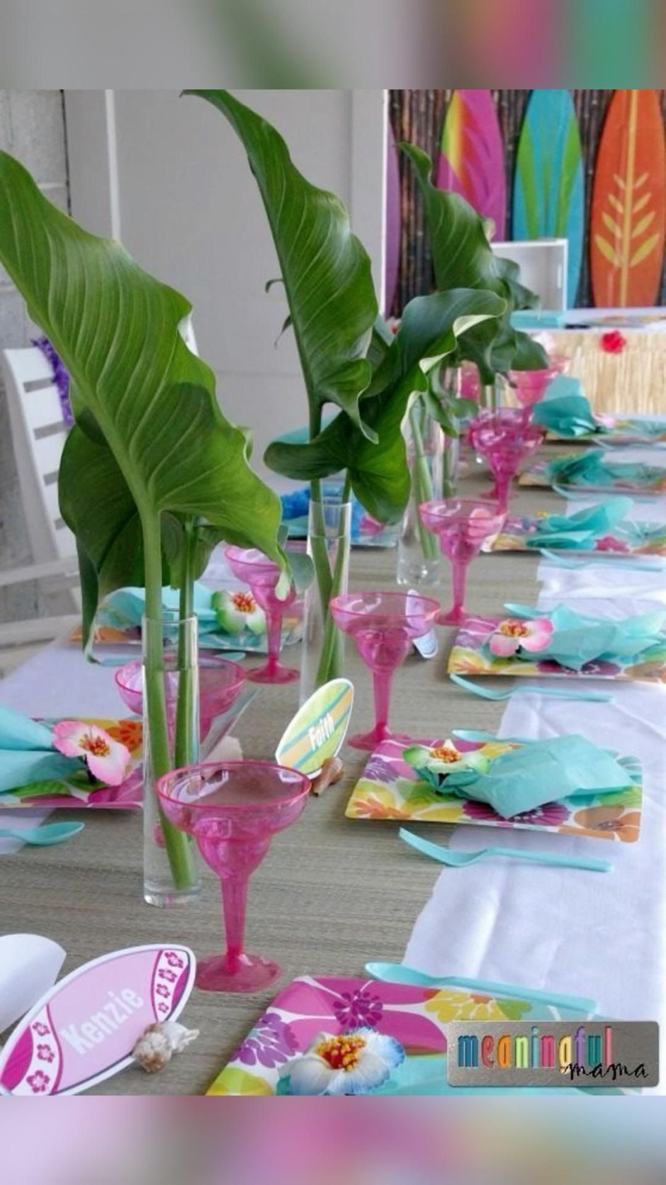 Декорации Гавайи Luau Party