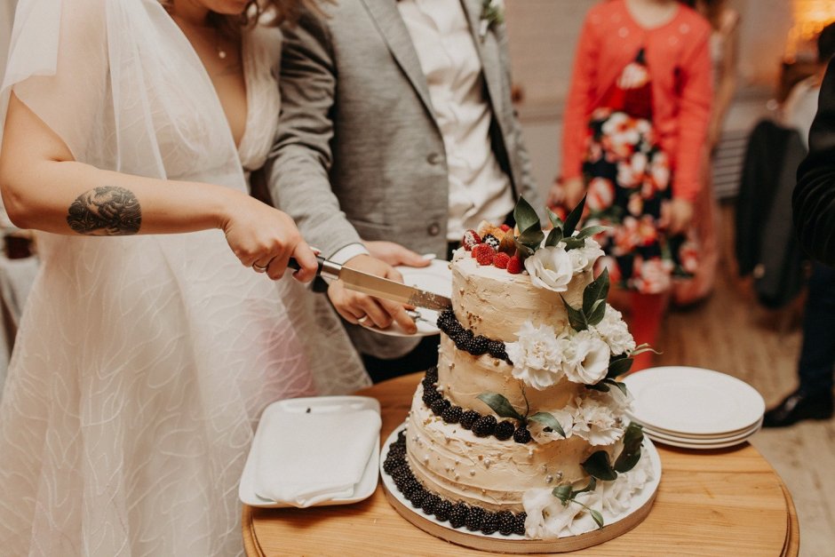 Свадебный торт баннер