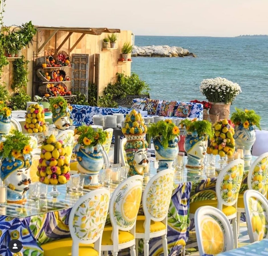 Свадьба в средиземноморском стиле