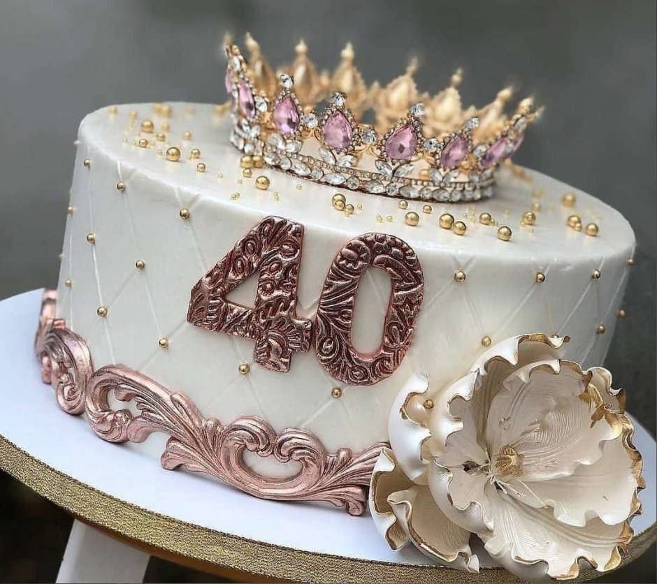 Торт на 40 лет