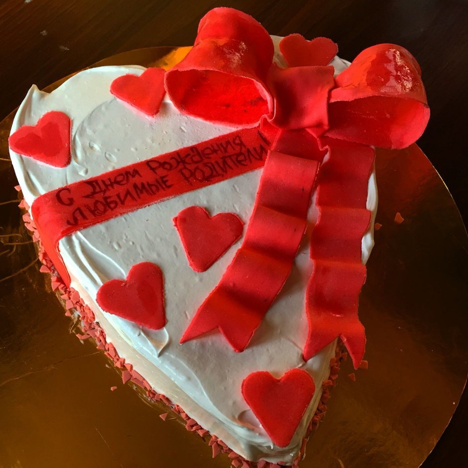 Торт Парящее сердце